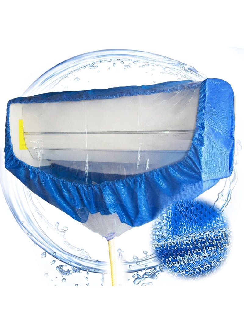 Air Conditioner Cleaning Cover Waterproof Dustproof Cover Cleaning Protector Bag for Household Air Conditioner - Image 1