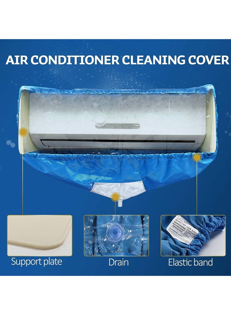 Air Conditioner Cleaning Cover Waterproof Dustproof Cover Cleaning Protector Bag for Household Air Conditioner - Image 2