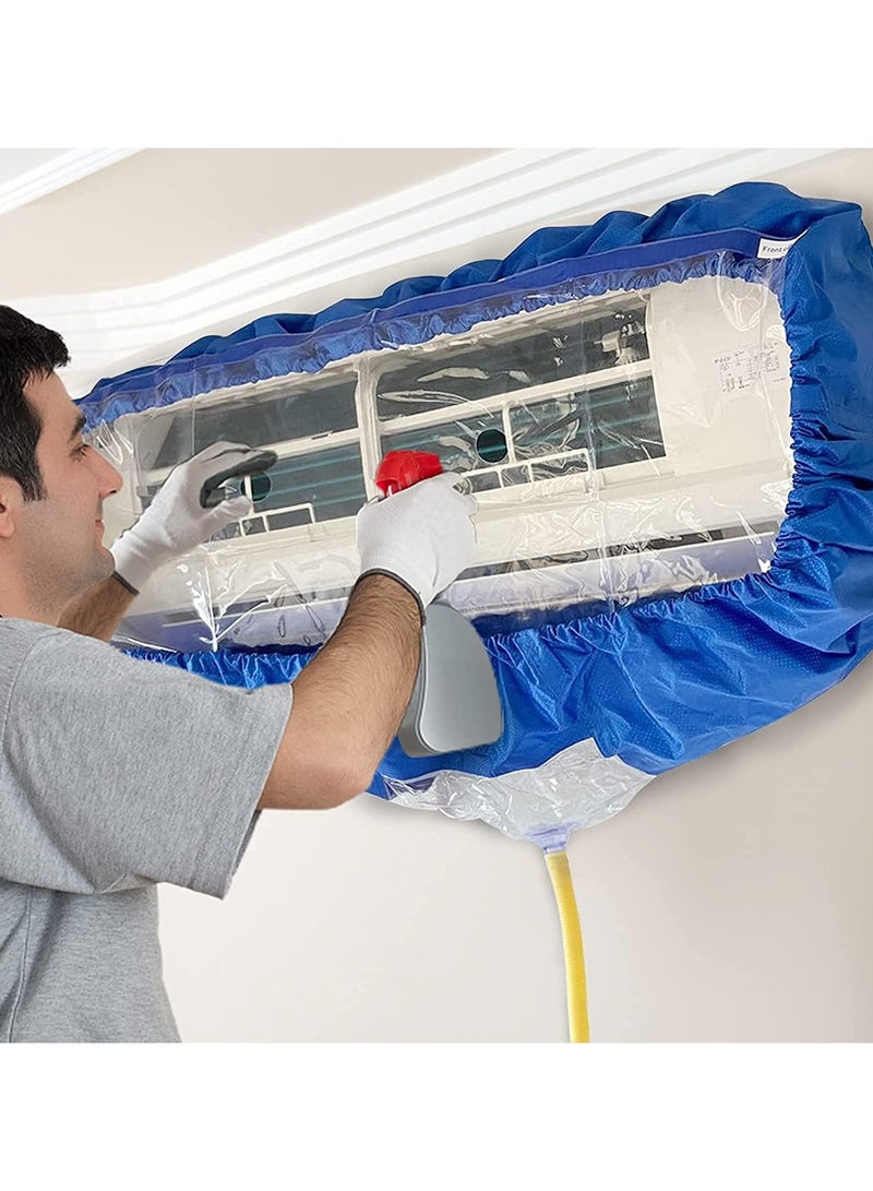 Air Conditioner Cleaning Cover Waterproof Dustproof Cover Cleaning Protector Bag for Household Air Conditioner - Image 5