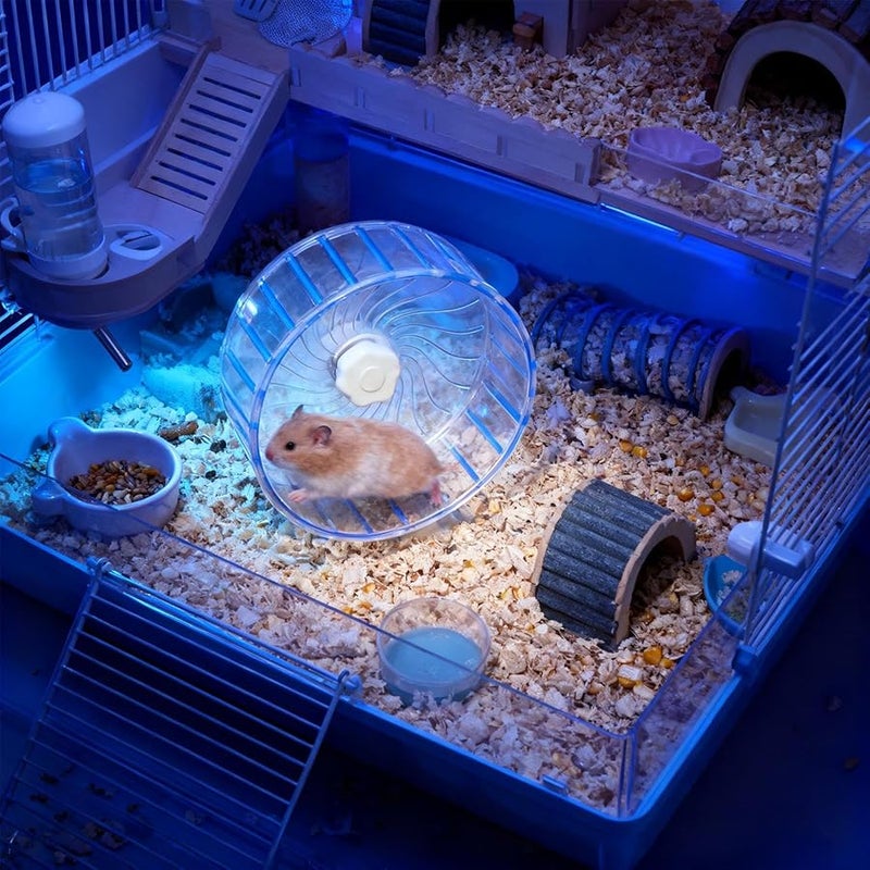 Quiet Bearing Hamster Running Wheel Small Animal Exercise Toy - Image 3