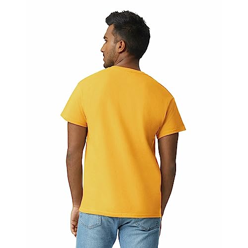 Gildan Adult Ultra Cotton T-Shirt, Style G2000, Multipack, Gold (2-Pack), Large - Image 3