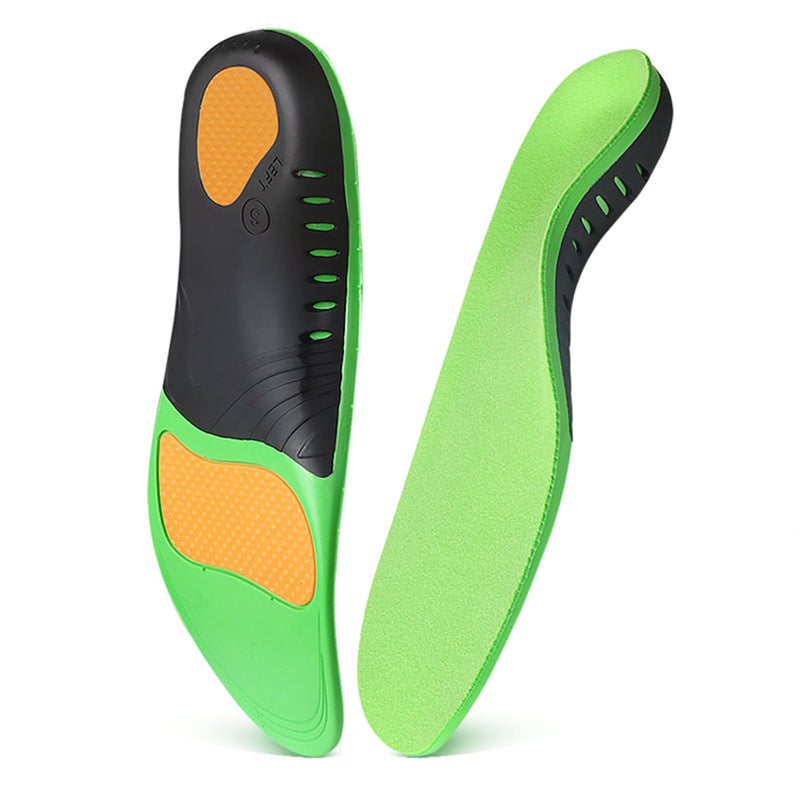 JSHshield Childrens InsoleKids Orthotic InsolesKids Arch Support Shoe InsolesShock Absorption Velvet Surfaces Deep Heel Cup Inner Sole for Plantar Fasciitis Flat Feet Feet Heel Pain Relief - Image 3