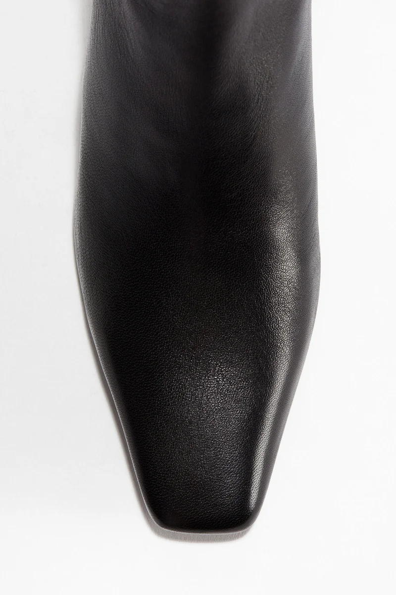 H&M Heeled leather boots