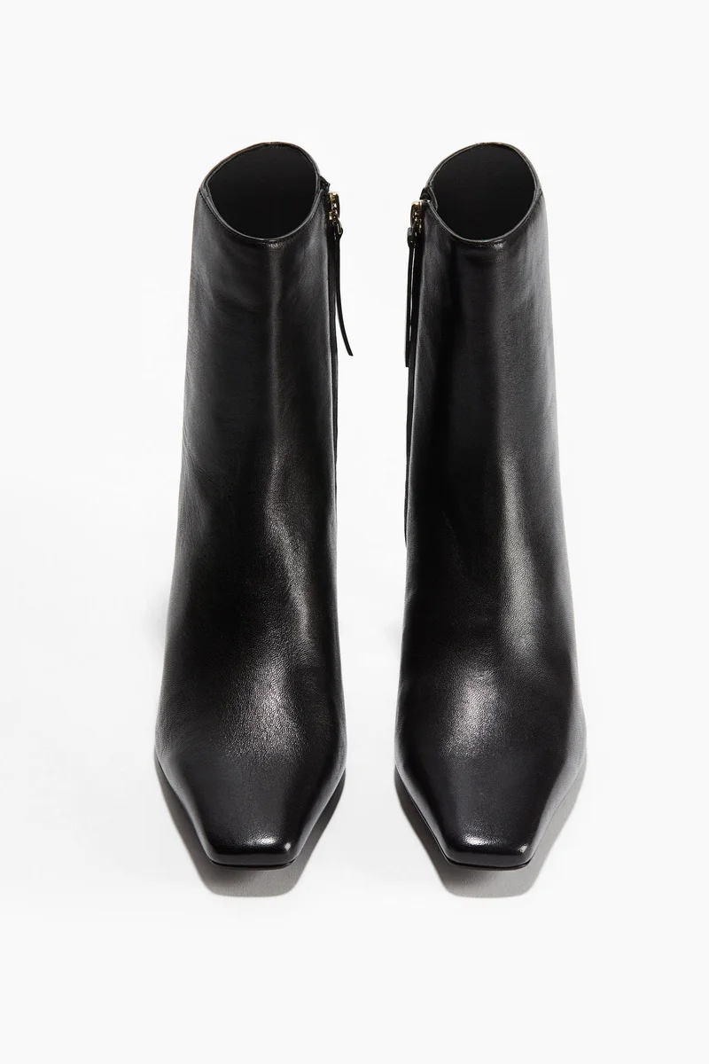 H&M Heeled leather boots