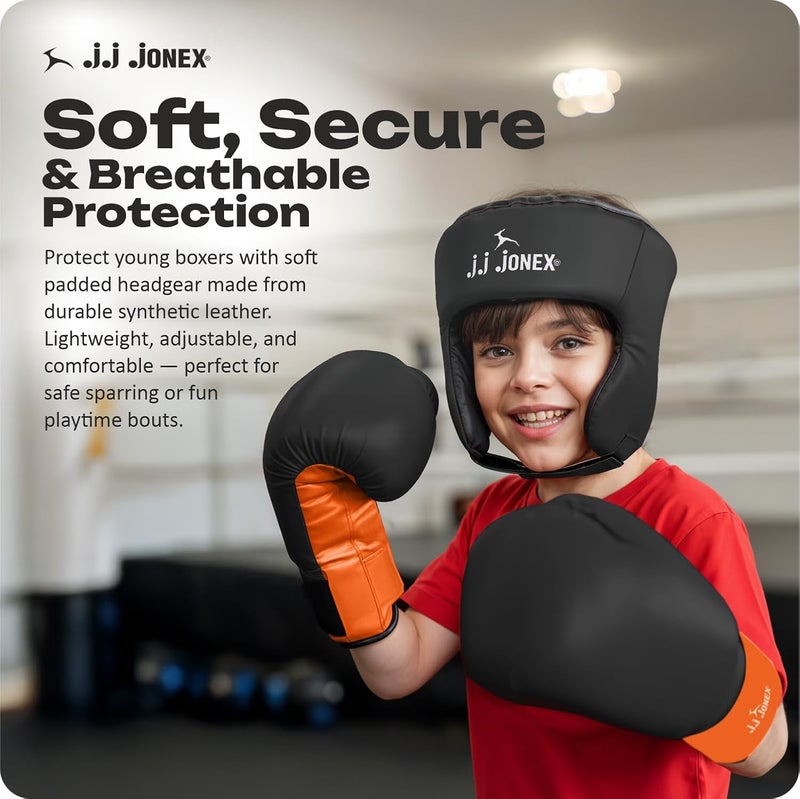 Jonex JJ Sports Kids Boxing Punching Bag Set - Heavy Boxing Bag, Gloves, MMA, Home Gym & Martial Arts Training Equipment | for Boys & Girls for Age 3 4 5 6 7 8 Years | Black Color | - Image 3
