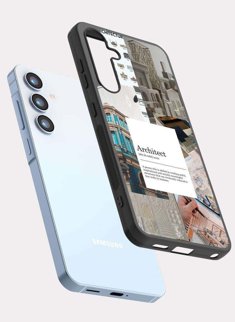 PXLAAT Samsung Galaxy A55 case cover Architect - Image 2