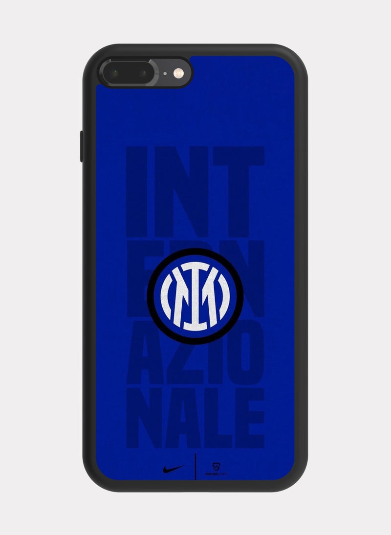 بكسلات كفر ايفون 8 بلس نادي انتر ميلان ازرق - Image 1