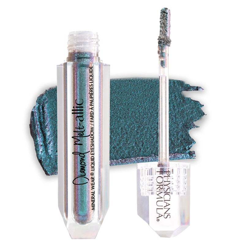 Physicians Formula Cream Eyeshadow By Physicians Formula Mineral Wear Diamond Metallic Liquid Eyeshadow Beam of Blue - Image 2