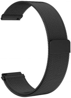 Galaxy Watch 46mm / Gear S3 Frontier Classic Band [Large], 22mm Milanese Loop Stainless Steel Black