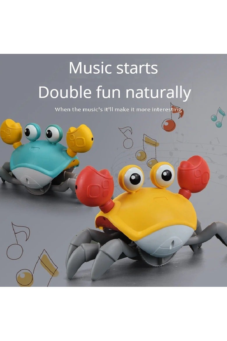 Dancing Crab Run Away Toy for Babies Crawling Interactive Escape Crabs kids electronic toys gift with Music and LED Light Up Toddler - Image 2