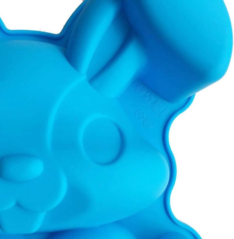 klarako 1pcs Easter Bunny with an Egg in Arms Shape Cake Mould Portable Easter Rabbit Egg Shape Chocolate Cake Fondant Mold Perfect for Baking Cake, Chocolate, Cookies, Fondant, Soap - Image 3