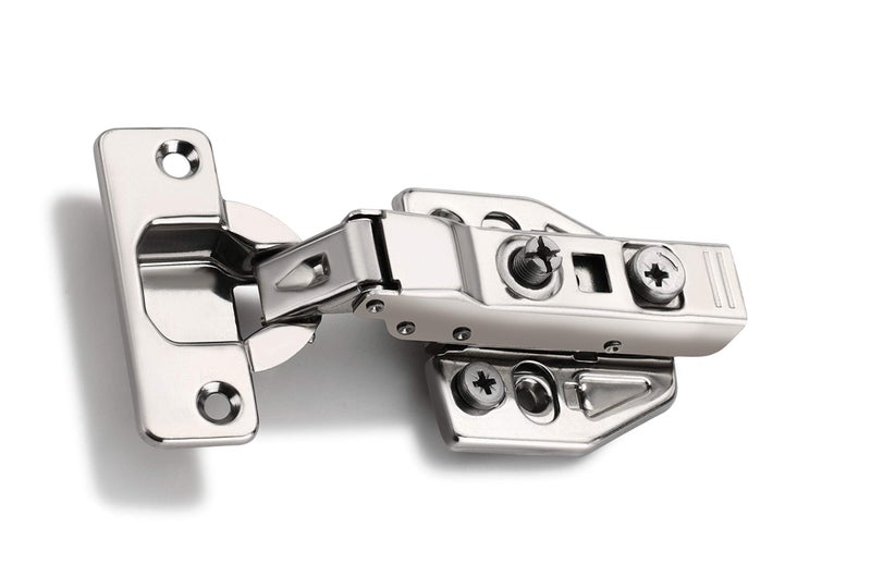 Met Craft Steel Soft Close 3D Hydraullic Clip On Concealed Hinges for Full Overlay Door Pack of 6 Pair (0 Degree Crank, Silver) - Image 2