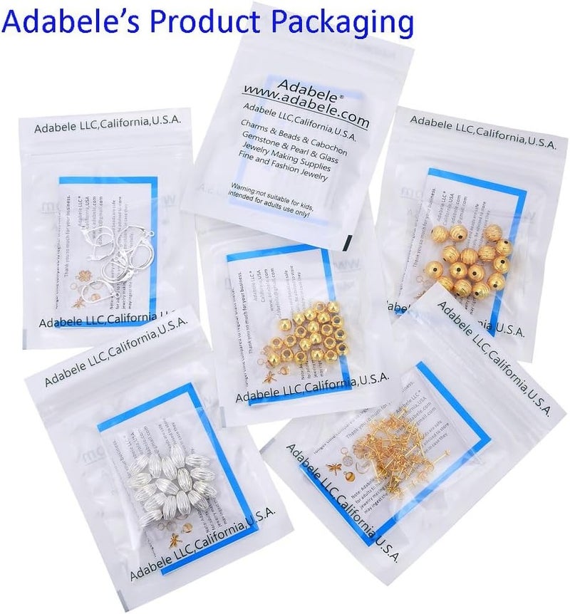 Adabele 100pcs Round Ball Head Pins Headpin 40mm (1.57 Inch) Tarnish Resistant Antique Bronze Plated Brass(Wire 0.8mm/20 Gauge) for DIY Craft Jewelry Making CF45-40 - Image 5