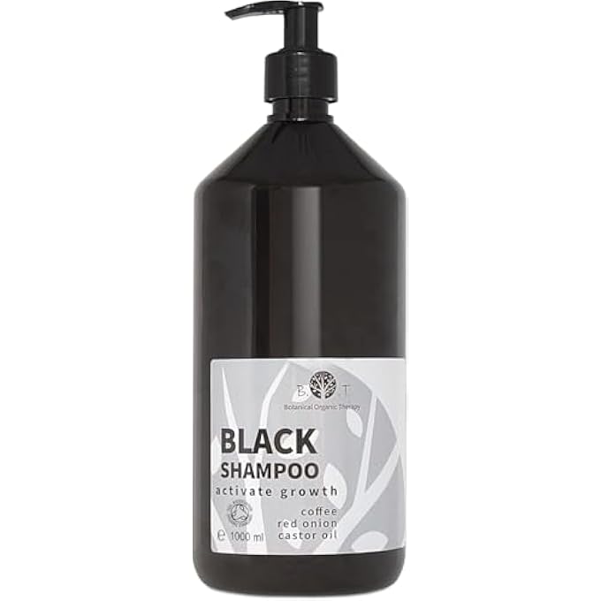 ONION, CAFFEINE CASTOR SHAMPOO FOR OILY HAIR: SCALP STIMULATOR, TONIC, ANTI-HAIR LOSS AND DANDRUFF. SULPHATE FREE, SILICONE-FREE 1000 ML - Image 1