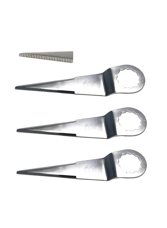 WILIN Air Windshield Cutting Blades 081 90mm With Teeth Straight Blade for Car Doors Window Seal Cutter Windscreen Removal Tool Parts 3PCS - Image 1