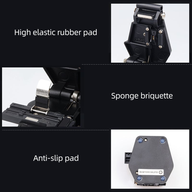 HB-6C Optical Fiber Cleaver Cable Cutting Tool High Precision Optical Fiber Cleaver Stable Angle Stainless Steel Slides - Image 3