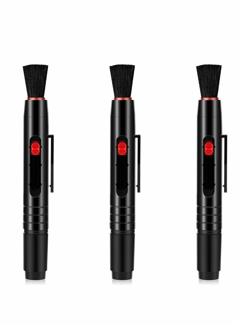 SOLARAE Multifunction Lens Cleaning Pen Brush, Lens Brush Camera Screen Cleaning Pen for Camera, SLR, Telescope, Magnifying Glass, Phone ,3 Pcs - Image 1