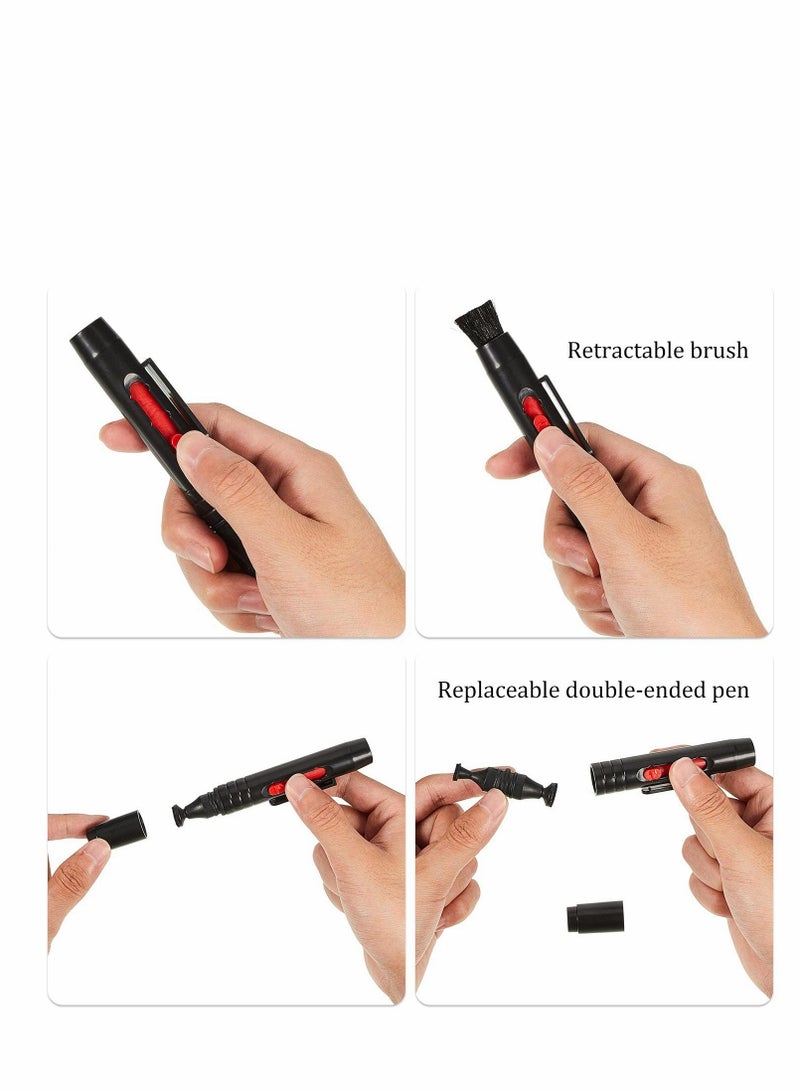 SOLARAE Multifunction Lens Cleaning Pen Brush, Lens Brush Camera Screen Cleaning Pen for Camera, SLR, Telescope, Magnifying Glass, Phone ,3 Pcs - Image 5