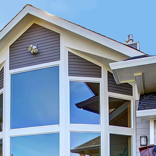 HOME13 Window Film Self Adheisve Daytime Privacy Window Sun Blocking Heat Control Window Glass Film for Home/Office (20X72 Inch, Dark Silver Blue Window Film)-Self-Adhesive - Image 3