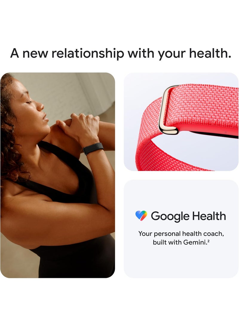 FitBites Google Fitbit Air - Screenless Activity Tracker with Fitness, Heart Rate, and Sleep Tracking - Personalized AI-Powered Coaching - Up to 7 Days’ Battery Life - Works with iOS and Android - Berry - Image 3
