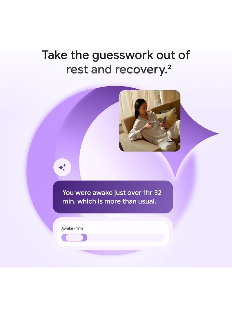 FitBites Google Fitbit Air - Screenless Activity Tracker with Fitness, Heart Rate, and Sleep Tracking - Personalized AI-Powered Coaching - Up to 7 Days’ Battery Life - Works with iOS and Android - Berry - Image 5