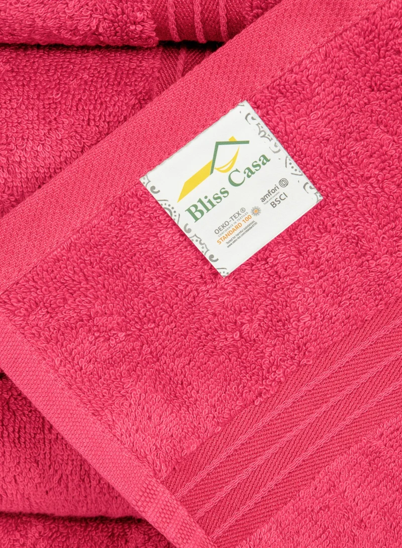بليس كاسا مناشف يد كبيرة من Bliss Casa (6 قطع، 50 × 100 سم) قطن مشط 100% جودة فاخرة فائق النعومة وعالي الامتصاص بجودة الفنادق والسبا
