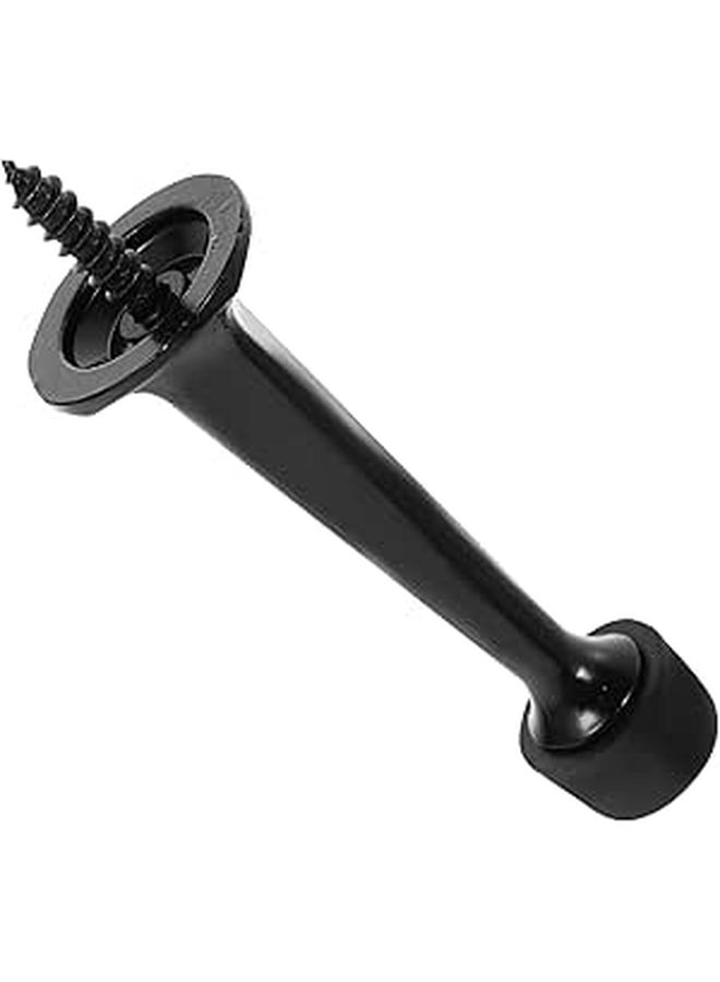 Heavy Duty Solid Rigid Floor Door Stop With Soft Rubber Tip Wall Mounted Door Protector For Office And Home Use - Image 1