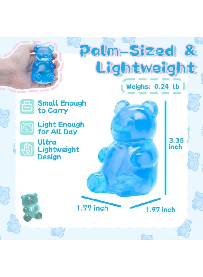 Gummy Bear Toy, Sugar Filled Squishy Toys for Kids Stress Relief - High Density Squeeze Balls for Students Calming - Fidget Squishy Toys for Anxiety Relief
