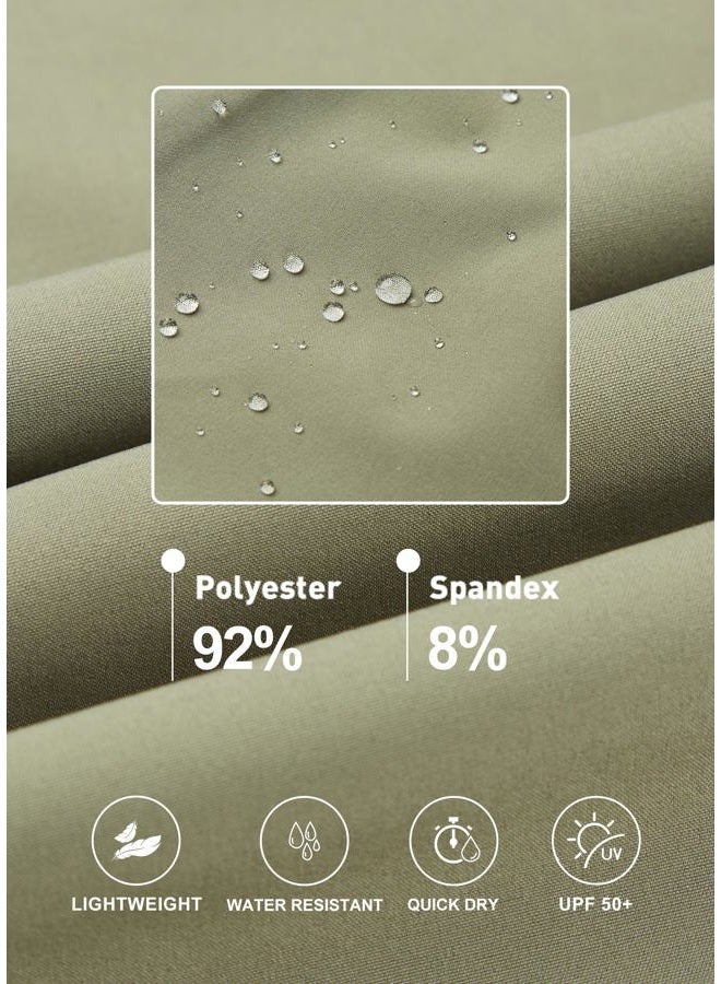 Libin Women's Cargo Joggers Lightweight Quick Dry Hiking Pants Athletic Workout Lounge Casual Outdoor, 01-pants-silver Sage, XS - Image 5