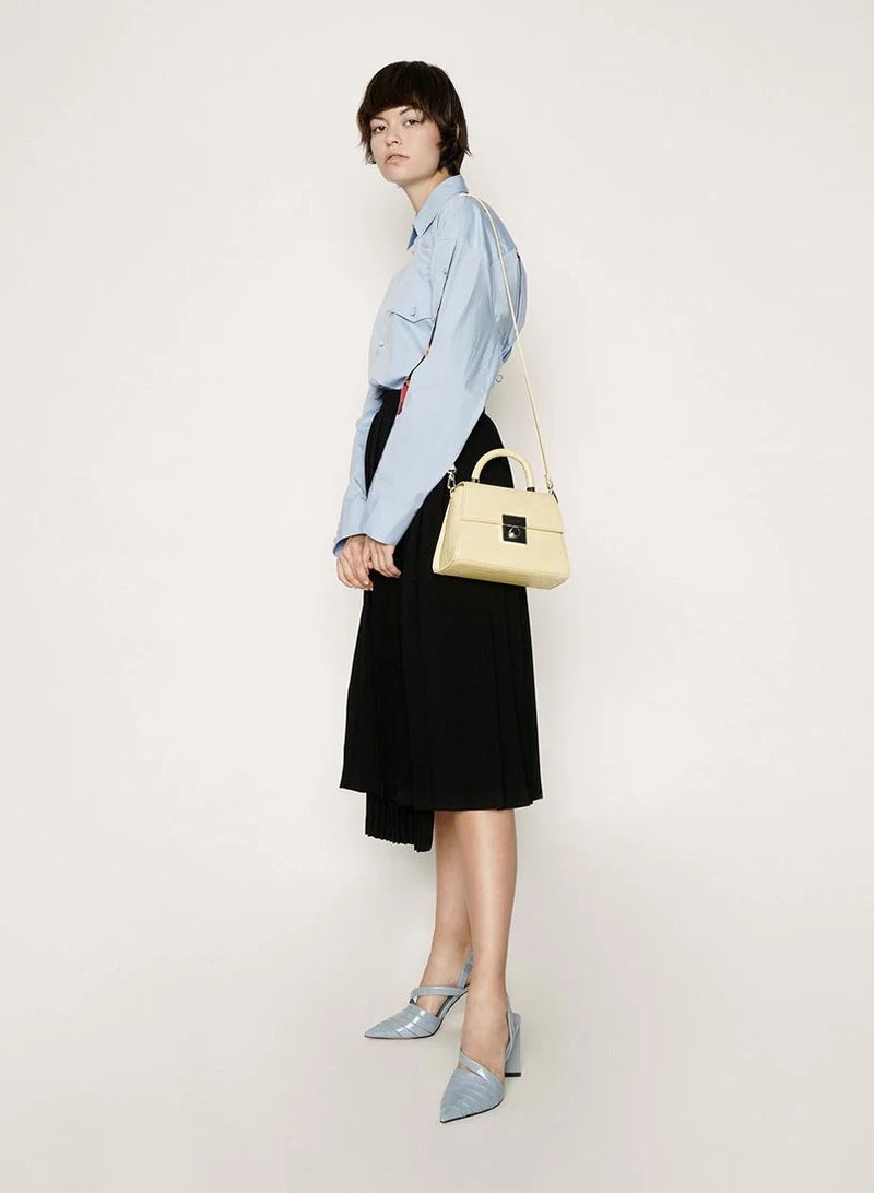 Charles & Keith Clock Effect Structured Sculpture Bag - Image 4