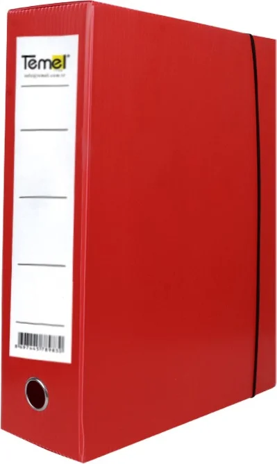 Temel Basic Archive and Project Box 29 x 36 x 5 cm Red 50's