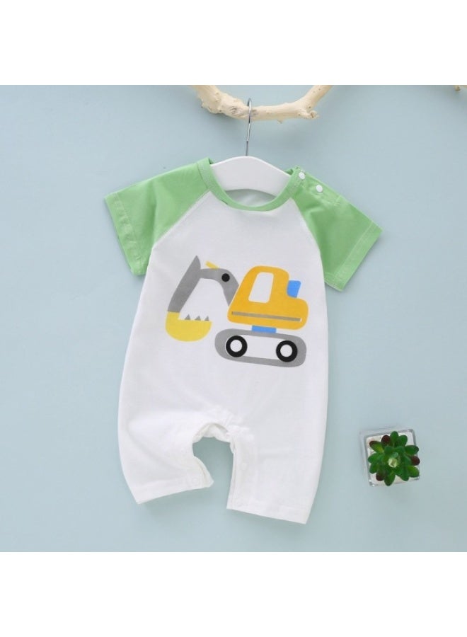 Baby Summer Clothes Romper Homewear Infant Thin Air Conditioning Suit Boys Girls Short Sleeve T-shirt Anyang Children's Wear