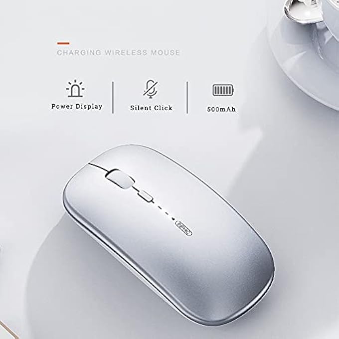 inphic SAILOS RECHARGEABLE WIRELESS MOUSE SILENT CLICK 2.4G,POWER DISPLAY,3 STAGE DPI REGULATION,FOR LAPTOP MACBOOK, AND PC - Image 2