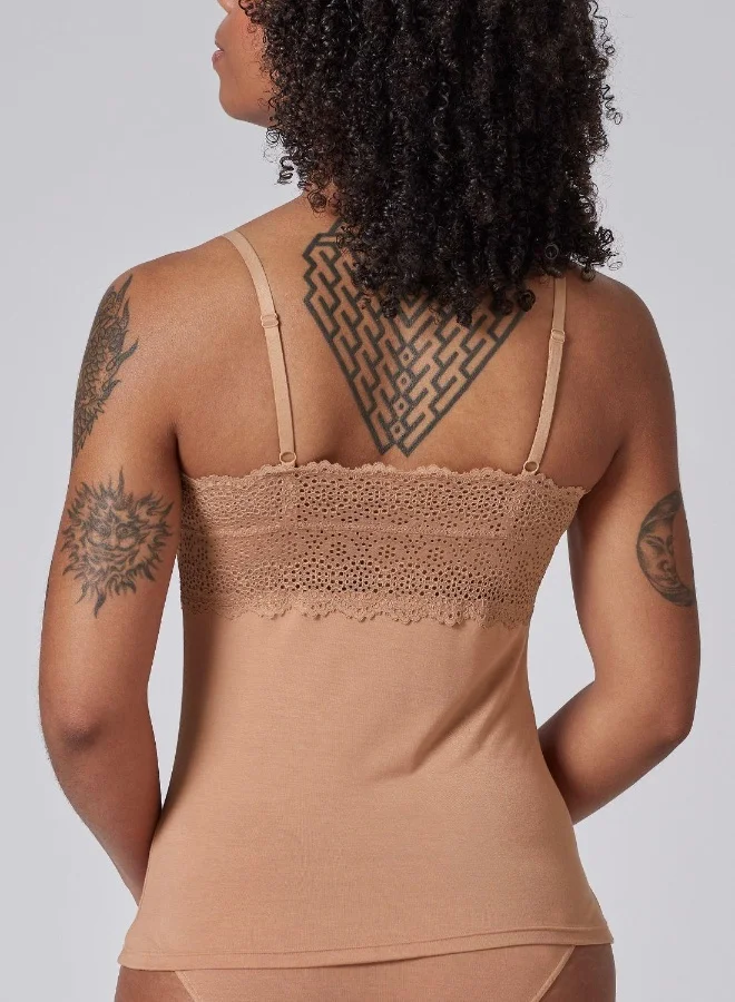 La Senza Skiny Women Camisole Every Day In Bamboo Lace