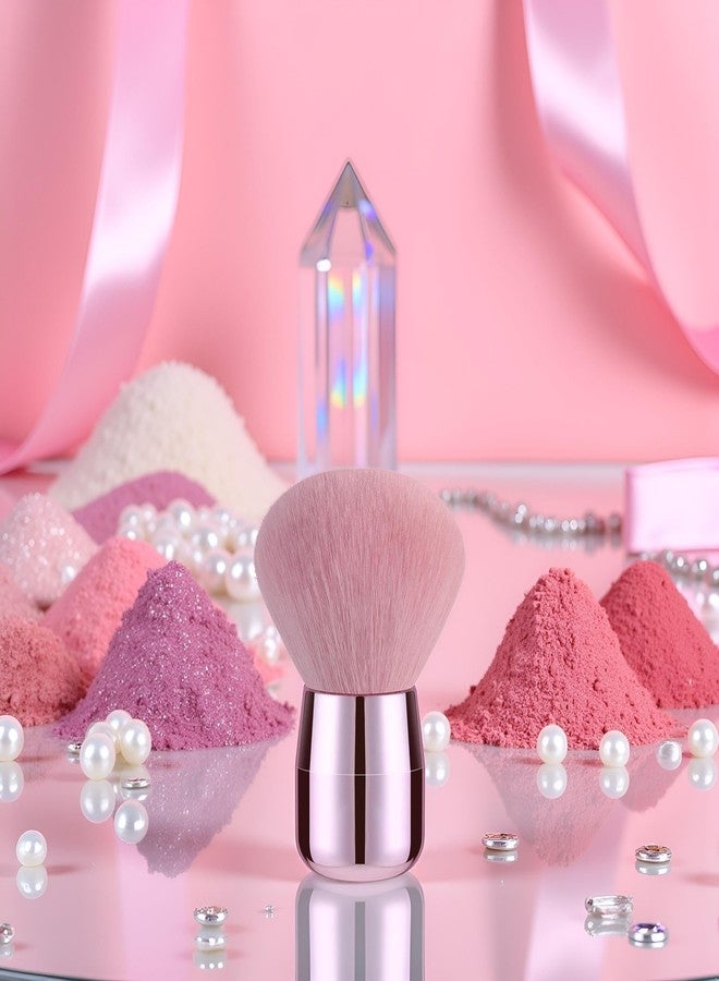 Galepromot Pink Nail Dust Brush Soft Nail Arts Dip Powder Brush Remover Nails Brush Nail Dust Brush Cleaner Brushes Brush for Acrylic Nails Gel and Makeup PowderBlush Brushes Nail Art and Polish - Image 3