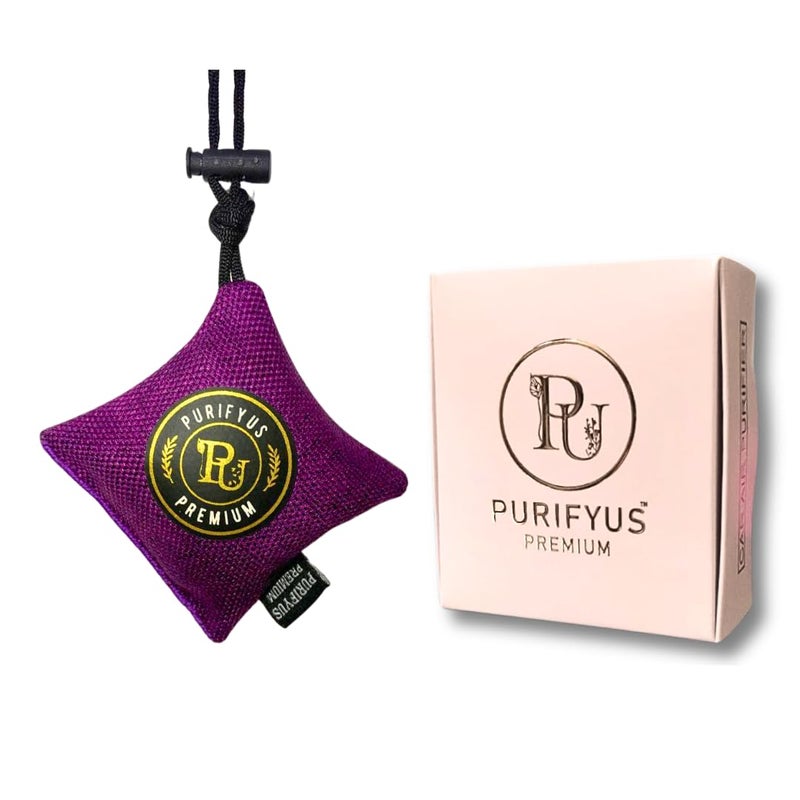 Purifyus Premium Purifyus Premium Purple I 75gram I Activated Carbon Air Purifying Bag Non Electric Natural Odor Absorber for Car Clean and Fresh Indoor Air - Image 2