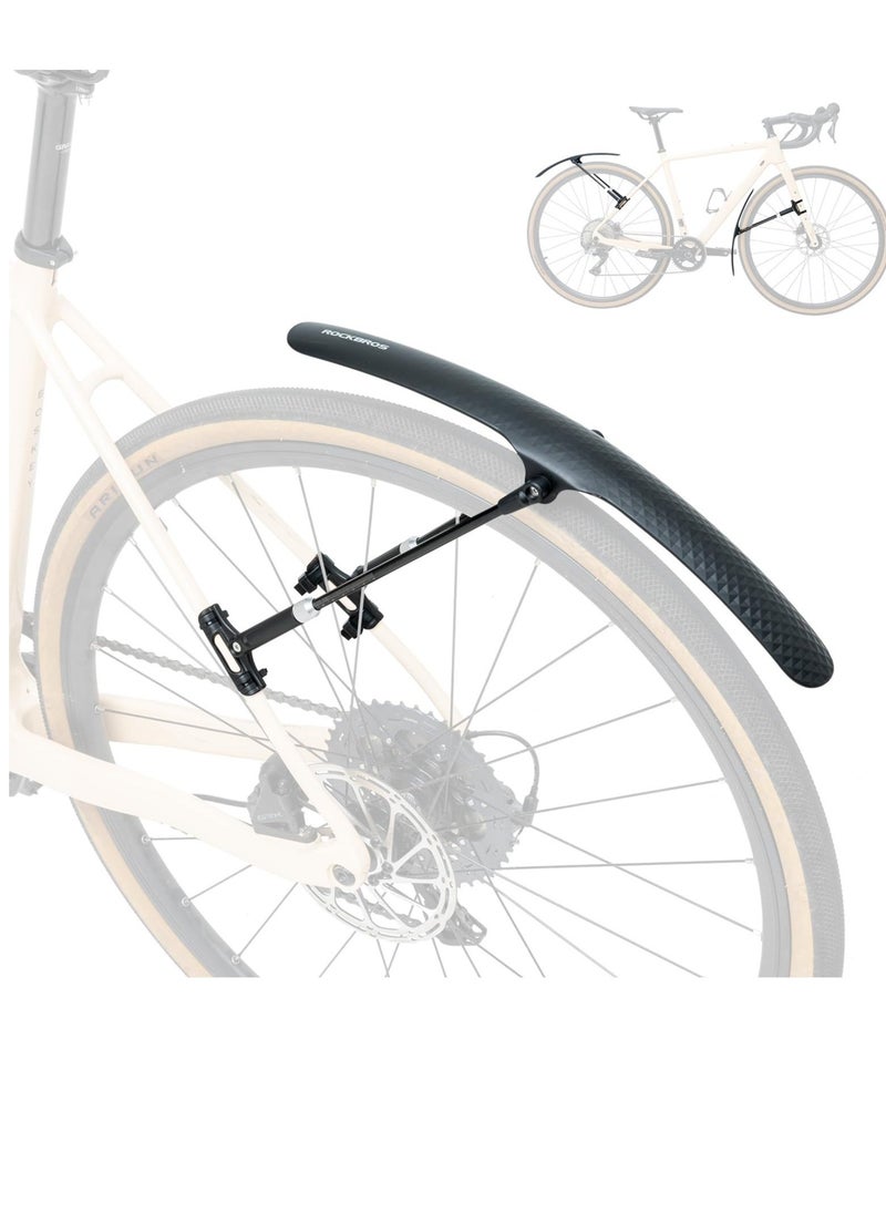 Generic Road Bike Fenders, Adjustable Bike Fender, Quick Release Lightweight Road Bicycle Fender for 700C Bikes, Easy to Install Rear Or Front Bike Mud Guard  - Image 1