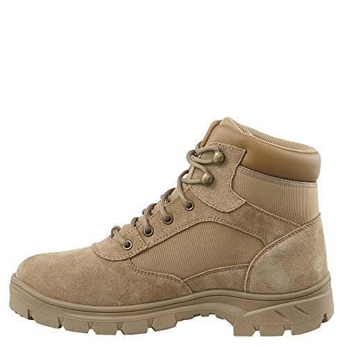 Skechers Men's Wascana Millit Boot Industrial Shoe, Camel Brown, 11 - Image 4