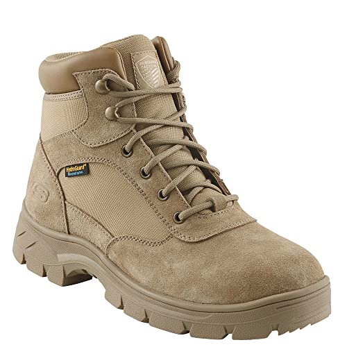 Skechers Men's Wascana Millit Boot Industrial Shoe, Camel Brown, 11 - Image 1