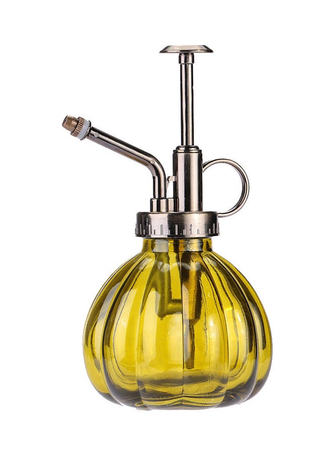 NIBEMINENT Watering Pot Glass Spray Bottle Yellow 15 x 6 6centimeter