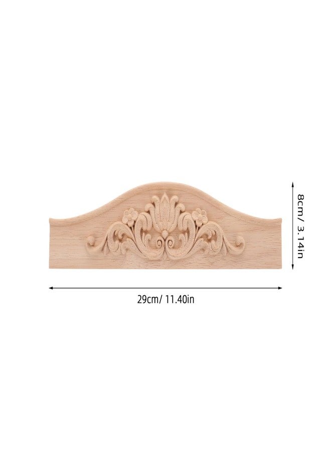 IMIKEYA Elegant French Carved Board Furniture Decor Wooden Appliques for Cabinet Wall Decor - Image 4