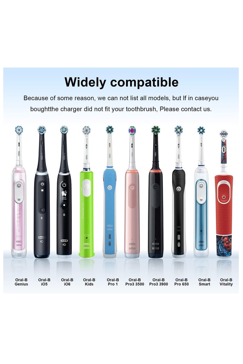 شاحن USB بديل لفرشاة الأسنان الكهربائية Braun Oral B 3757، قاعدة شحن حثية مقاومة للماء لفرشاة الأسنان الكهربائية، محمولة للسفر - Image 3