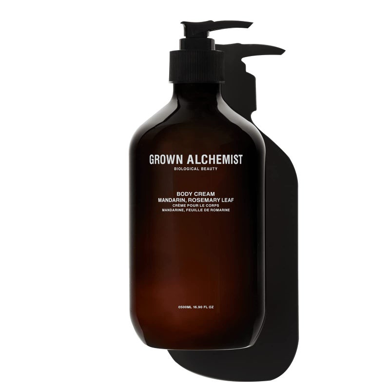 Grown Alchemist Body Cream - Mandarin and Rosemary Leaf. Nourishing Moisturizer Cream, Repairs and Balances Dry Skin (500ml). - Image 1