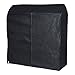 HANGERWORLD HANGERWORLD Hangerworld Black 4ft Breathable Zip Clothes Rail Cover Hanging Garment Storage Display  - Image 2