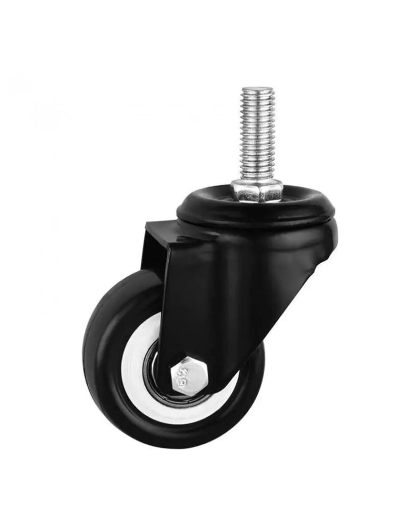 2 Inch Gold M12 Universal Caster Wheels 4 Pcs Movable Drill Screw Casters - Image 1