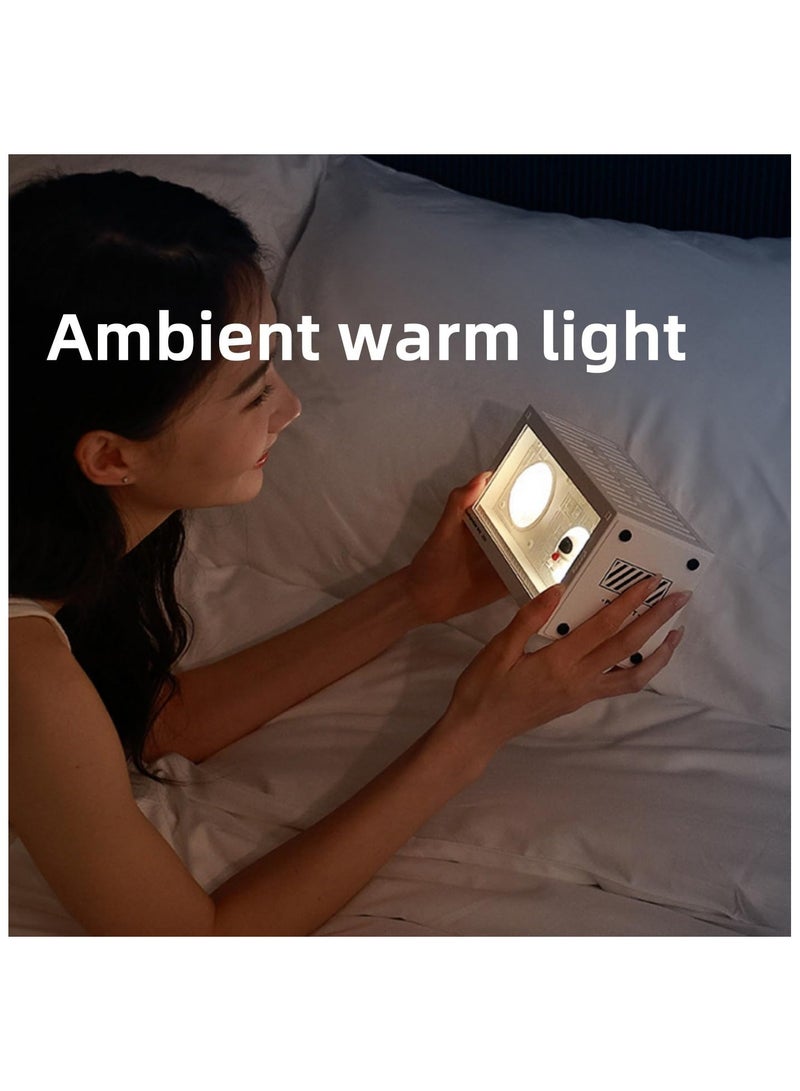 SYOSI Bluetooth Speaker Astronaut Mini, Desktop Speaker, Portable Speaker, Wireless Bluetooth Speaker, High Sound Quality Nightlight, Heavy bass HIFI sound quality, Girl Gift Children Gift (Black) - Image 4