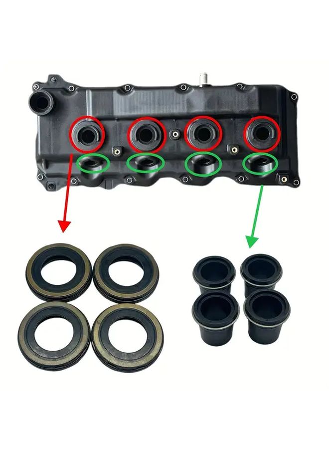 Injector Rubber Ring And Oil Seal Kit For Toyota Hilux Vigo 2004 To 2014 1KD 2KD - Image 1