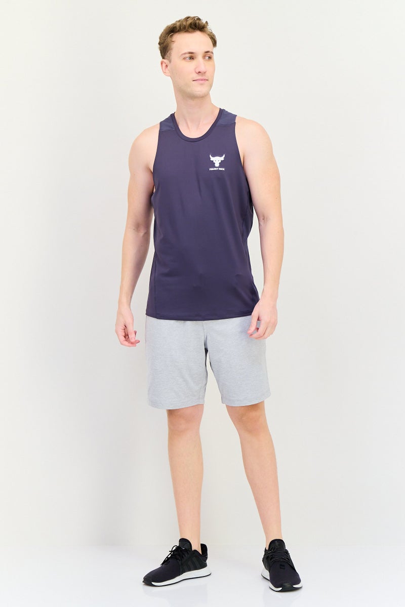 UNDER ARMOUR Men Sportswear Fit Sleeveless Outdoor Vests, Navy Blue - Image 2