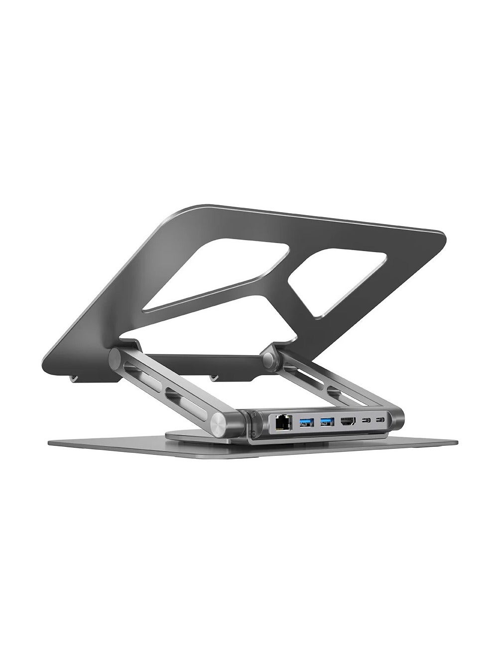 Unitek USB-C Laptop Docking Station, Three Axis Multi-Angle Free Adjustment, 360° Rotatable, Double Pole Support, Magnetic Technology,100W PD Charging & Data Transfer