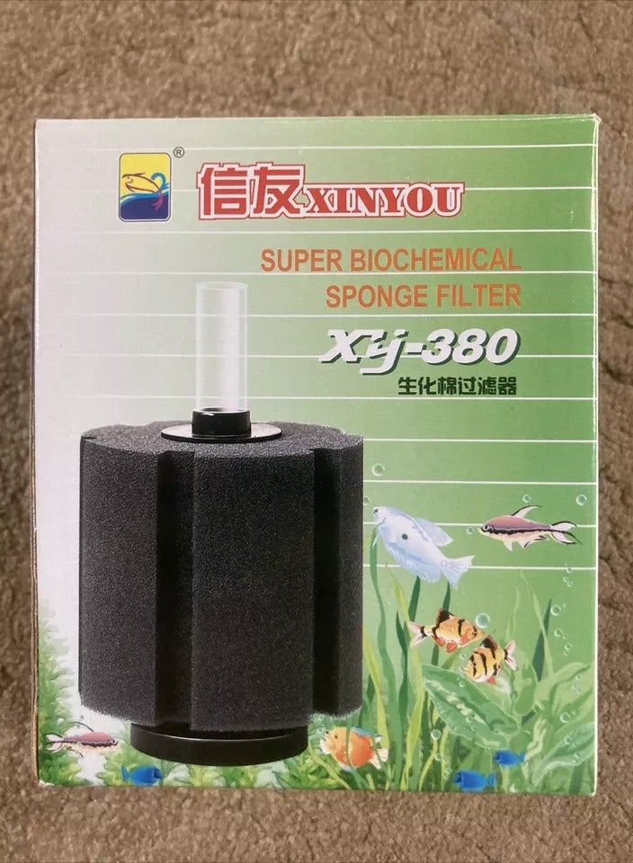 Generic XY 380 Aquarium BACTO Surge Foam Sponge Filter Large Lit Up to 75 Gallons  - Image 1